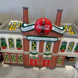 Snow Village - Coca-Cola Brand Bottling Plant